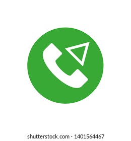 Green phone icon  - Phone call button