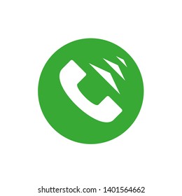 Green phone icon  - Phone call button