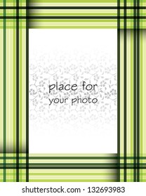 Green photo frame