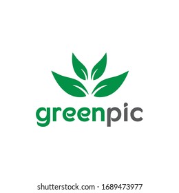 Green Pic Logo Templates and Vector