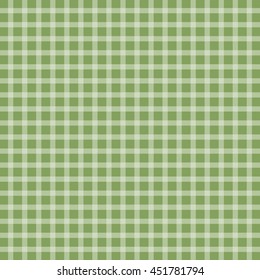 Green picnic checkered tablecloth