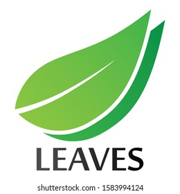 green pile of leaves company logo icon symbol