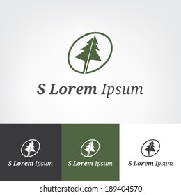 Green Pine Icon Inspiration.