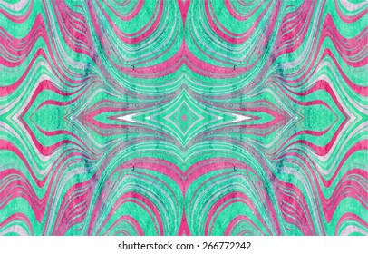 green and pink artwork texture ebru, vector abstract background