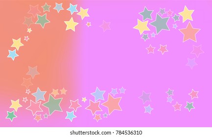 Green Pink Blue Yellow Stars Different Stock Vector (Royalty Free ...