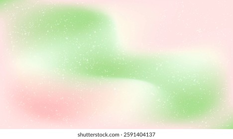 green and pink blurred gradient with grain noise effect background, for art product design, social media, trendy, vintage, flyer, banner