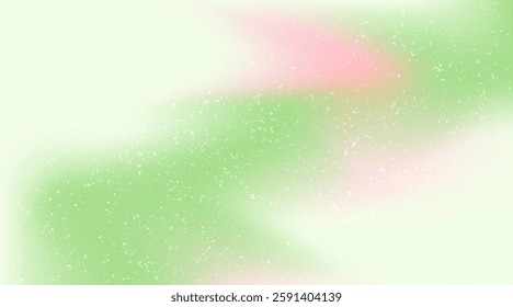 green and pink blurred gradient with grain noise effect background, for art product design, social media, trendy, vintage, flyer, banner