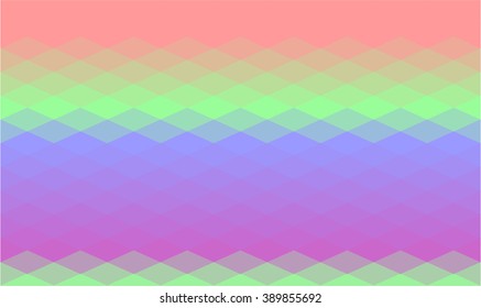 Green pink diamond polygonal background