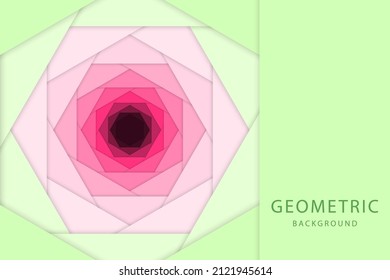 Fondo geométrico abstracto. Ilustración vectorial. 
