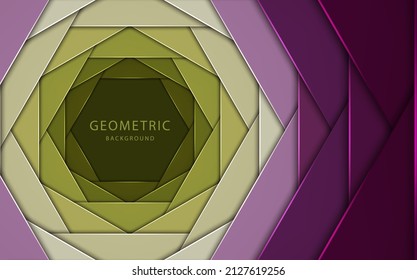 Abstrakter geometrischer Hintergrund. Vektorgrafik. 