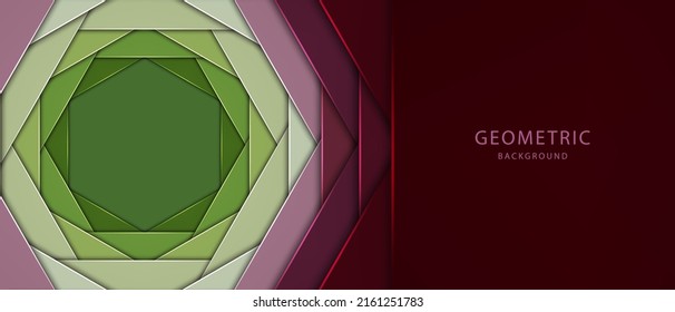 Fondo geométrico abstracto. Ilustración vectorial. 