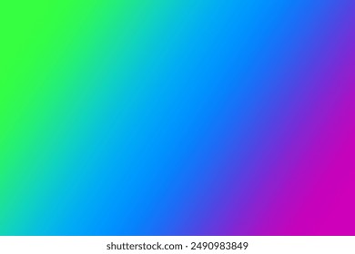 Green to pink gradient. Colorful background pattern. Smooth transition hues. Vector illustration.