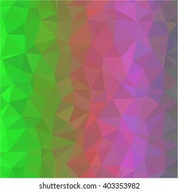 Green pink polygon background
