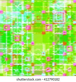 Green pink triangle abstract background