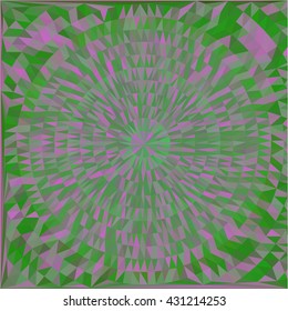 Green pink triangle circle beautiful background