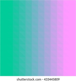Green pink triangle grid business background