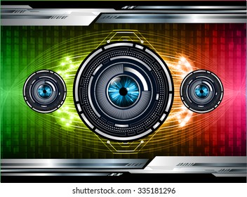 green pink yellow Light Abstract Technology background for computer graphic website internet business.circuit. illustration. abstract digital . silver. infographics. motion move blur.neon. vector. eye