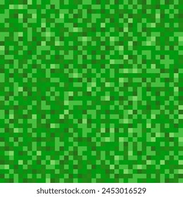 Green pixel grass pattern background