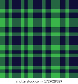 Green Plaid, checkered, tartan seamless pattern suitable for fashion textiles and graphics