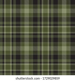 Green Plaid, checkered, tartan seamless pattern suitable for fashion textiles and graphics