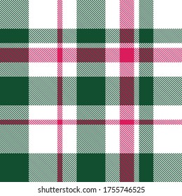 Green Plaid, checkered, tartan seamless pattern suitable for fashion textiles and graphics