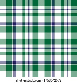 Green Plaid, checkered, tartan seamless pattern suitable for fashion textiles and graphics