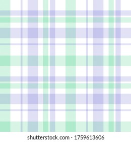 Green Plaid, checkered, tartan seamless pattern suitable for fashion textiles and graphics