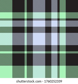 Green Plaid, checkered, tartan seamless pattern suitable for fashion textiles and graphics