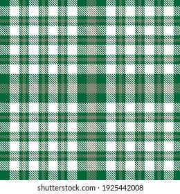 Green Plaid, checkered, tartan seamless pattern suitable for fashion textiles and graphics