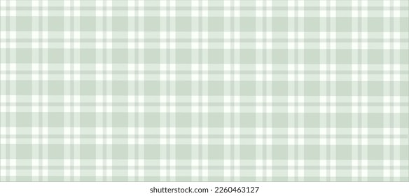 Green plaid light background vector illustration.