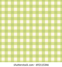 Green plaid seamless pattern. 