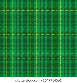 Green plaid. Tartan pattern for textile, paper and other prints.