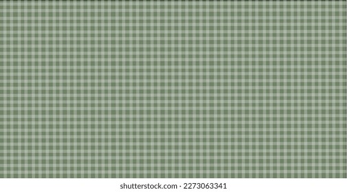 Green plaid texture background vector illustration.