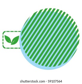 green planet (ecological simbol)