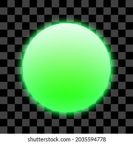 Planeta verde aislado ilustración vectorial galaxia planetaria verde. puede utilizarse para icono, signo, recursos, elementos, colección, símbolo, diseño de logotipo