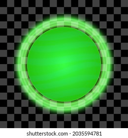 Green planet isolated illustration vector planetary galaxy green. can use for icon, sign, resources, elements, collection, symbol, logo design