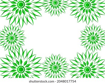 green plant concept background design