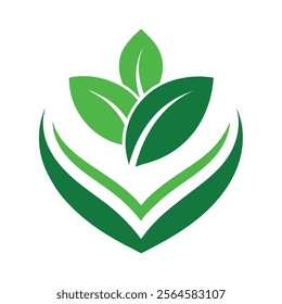 Green Plant Cultivation Logo Design Vector - Eco-Friendly Concept for Branding.Perfect for agriculture, organic farming, gardening, and sustainable business branding.