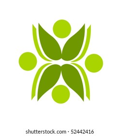 Green plant graphic design