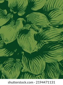 Green Plant Leaf Texture Pattern Vector Illustration for graphics design, fabric, background, print tee and other uses.