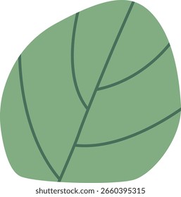 Vektorgrafik grüner Pflanzenblätter