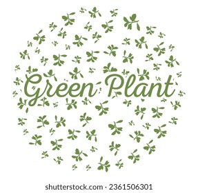 green plant logo with leaves and flowers, leaves, art, print, frame, friendly, element, environmental, background, template, flora, pattern, ornamental, flourish, green, nature, leaf, ecology,