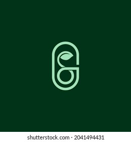 green plant vector illustration for icon, symbol or logo. suitable for natural product logo