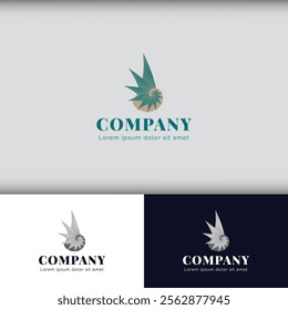 A Green Plants Logo That Evokes Nature's Vitality, Growth, and Sustainability Through Lush Leaves, Organic Shapes, and Earthy Tones, Capturing the Spirit of Environmental Awareness and Environmental