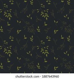 green plants on gray background