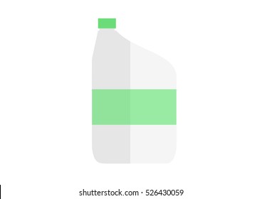 GREEN plastic bottle for industry