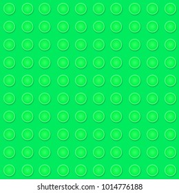 Green plastic construction plate. Seamless pattern background. Vector illustration