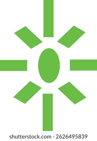 green  png icon make by illustrator