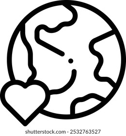 Leuchtturm-Symbol mit grünem Punkt. Design mit dünnen linearen Stilen einzeln auf weißem Hintergrund