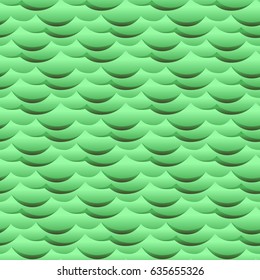 Green poisoned water waves seamless vector texture or pattern